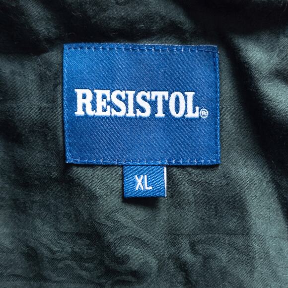 Resistol Men's Button Down Shirt Green Micro Houndstooth XL Heritage Western - Picture 6 of 7